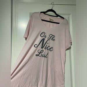 Show Me Your MUMU “On the Nice List” Sleep Long Tee Pajamas